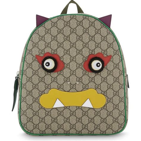 gucci monster backpack|authentic gucci backpack.